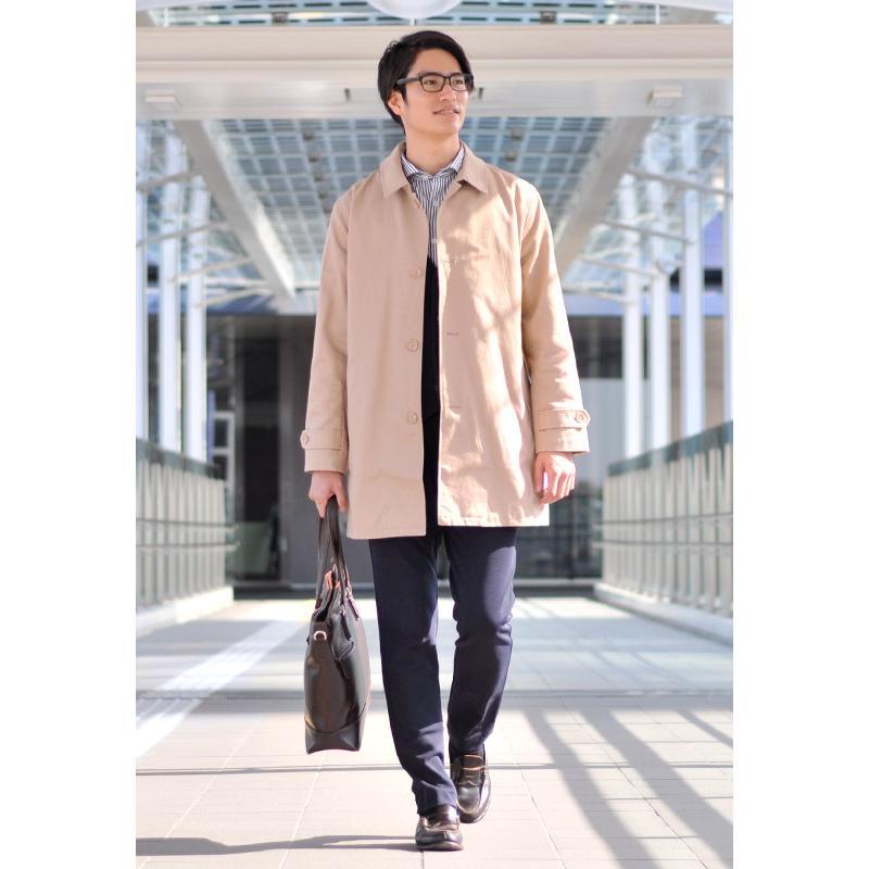 ステンカラーコート スプリングコート ロング メンズ ビジネスコート 大きいサイズ ビッグサイズ ベージュ グレー ネイビー ライトベージュ ブルー ブラック | EVOLUTION | 14