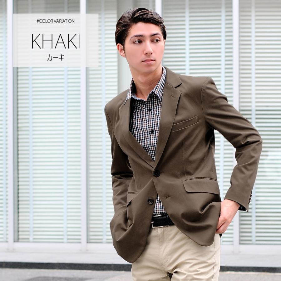 ジャケット メンズ 秋冬 秋 冬 春 ストレッチ カーキ ネイビー B体 大きいサイズ カジュアル ビジネス Sacro サークロ hk エイチケー 17543 | sacro | 03