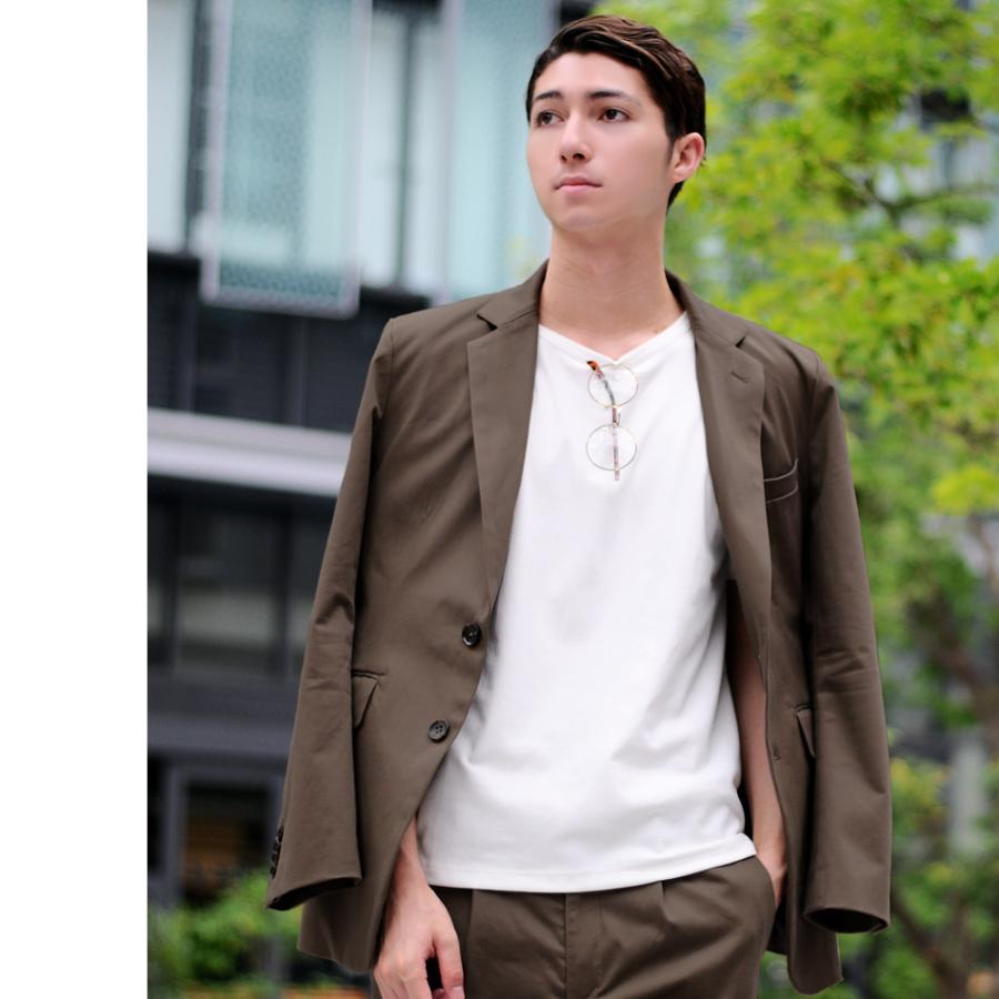 ジャケット メンズ 秋冬 秋 冬 春 ストレッチ カーキ ネイビー B体 大きいサイズ カジュアル ビジネス Sacro サークロ hk エイチケー 17543 | sacro | 04