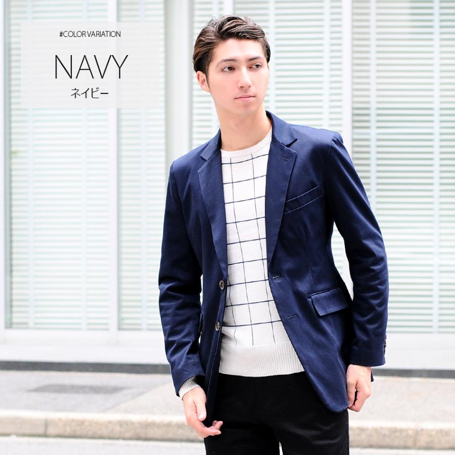 ジャケット メンズ 秋冬 秋 冬 春 ストレッチ カーキ ネイビー B体 大きいサイズ カジュアル ビジネス Sacro サークロ hk エイチケー 17543 | sacro | 05