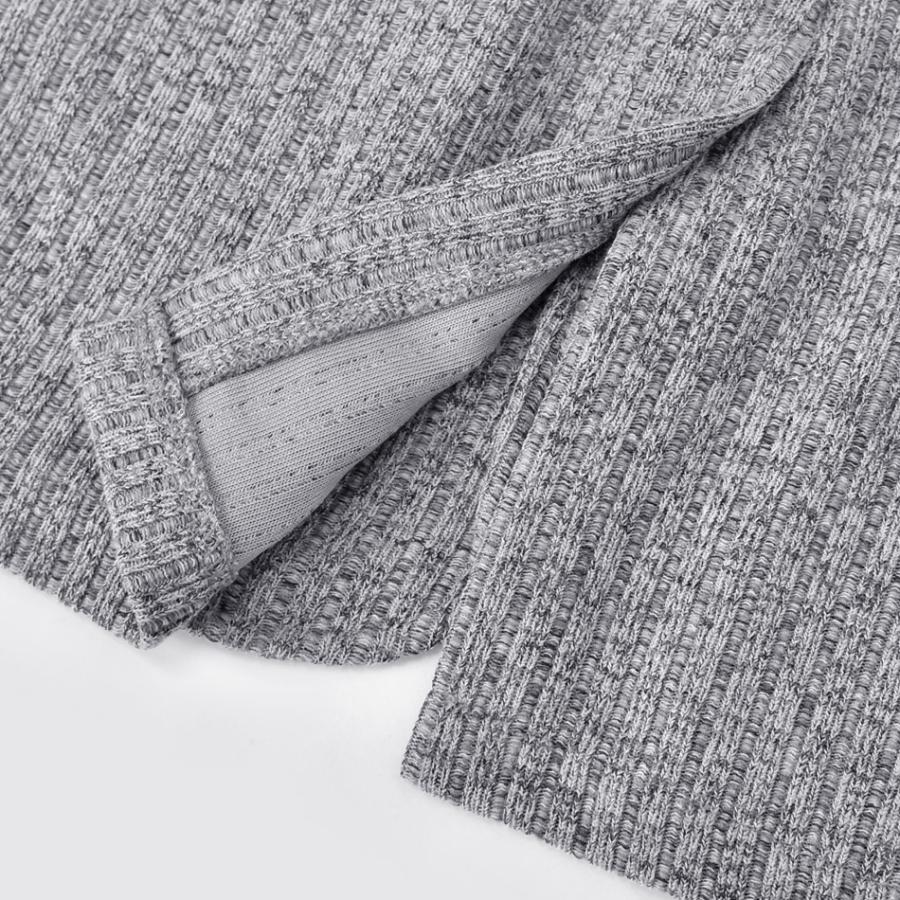 ジャケット メンズ ニット ニット テーラード 春秋冬 ストライプ ストレッチ カジュアル 綺麗め モード系 ライトグレー ダークグリーン チャコール M L XL | EVOLUTION | 16