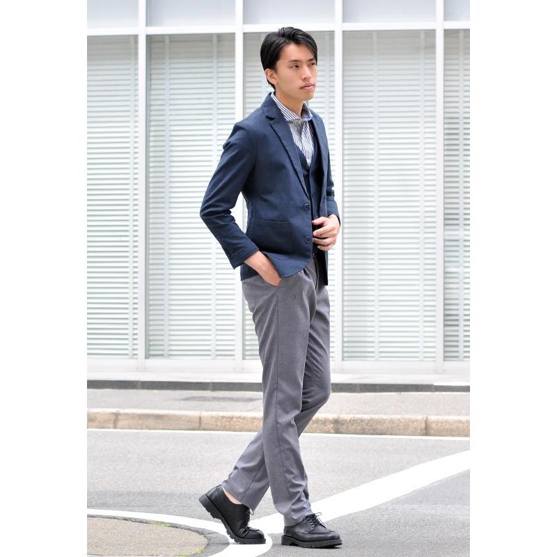 サマージャケット メンズ カジュアル ビジネス リネン 春 夏 秋 ベージュ ネイビー B体 大きいサイズ Sacro サークロ 18113 | sacro | 12