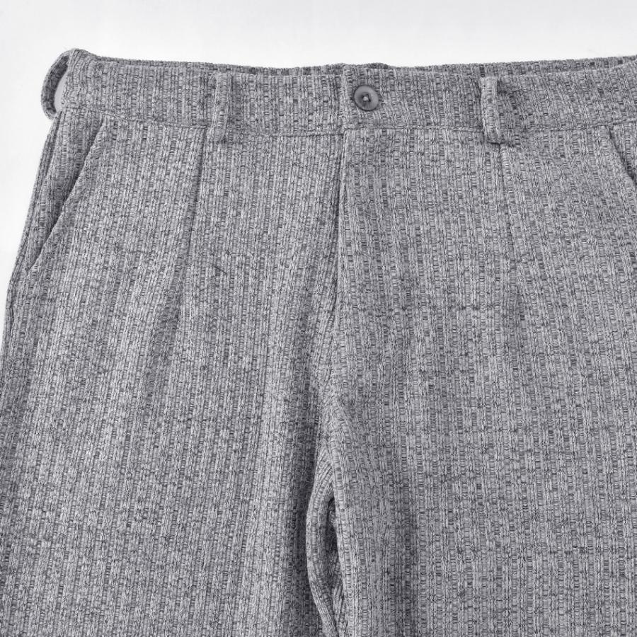 テーパードパンツ メンズ アンクルパンツ 春秋冬 ストライプ カジュアル 綺麗め モード系 ストレッチ ライトグレー ダークグリーンチャコール M L XL 23529 | EVOLUTION | 15