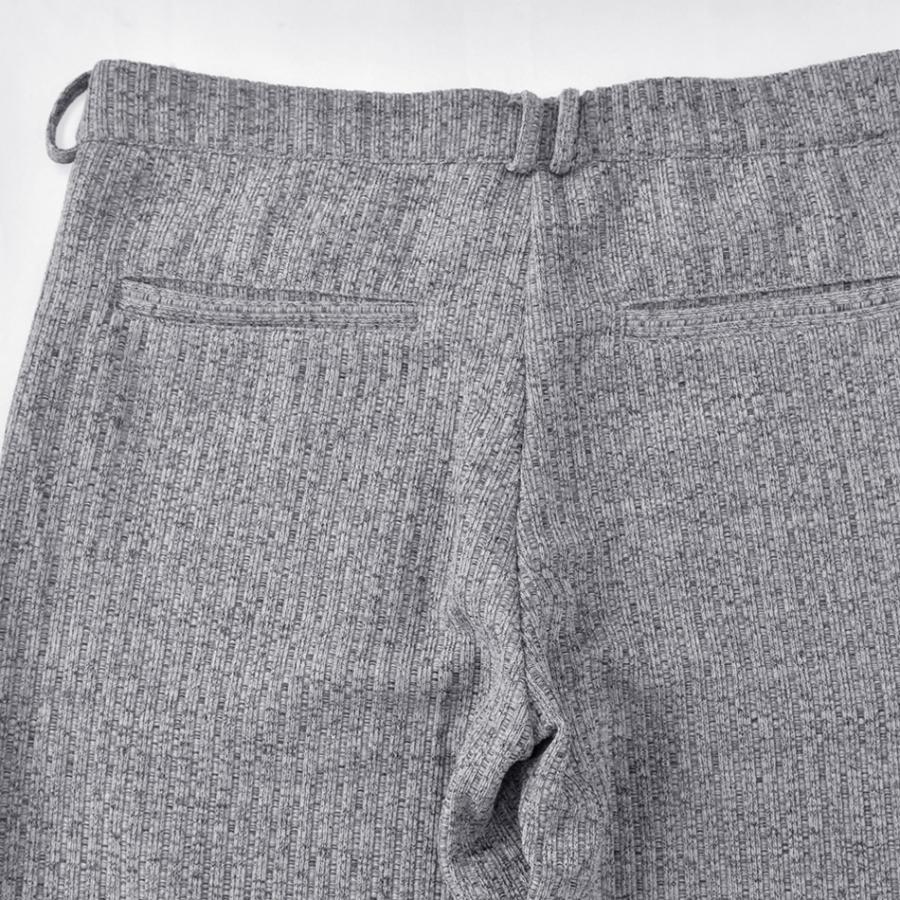 テーパードパンツ メンズ アンクルパンツ 春秋冬 ストライプ カジュアル 綺麗め モード系 ストレッチ ライトグレー ダークグリーンチャコール M L XL 23529 | EVOLUTION | 16