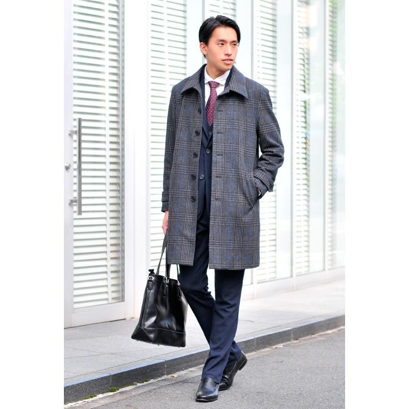 コート メンズ 冬 秋 秋冬 チェック ブラウン グレー M L Xl 2l Ll 3l 大きいサイズ ビジネス ウール Sacro サークロ Hk エイチケー メンズジャケット バッグ 鞄 のhk 通販 Yahoo ショッピング