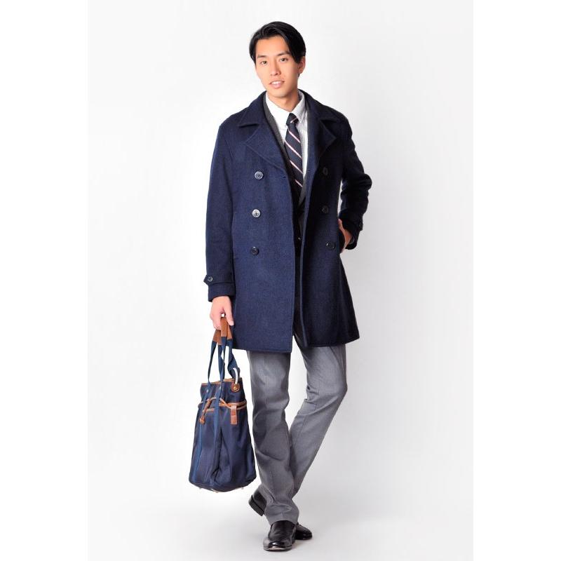 Pコート メンズ ロング 冬 秋冬 ダークグリーン グレー ネイビー M L Xl 2l Ll 3l 大きいサイズ ビジネス ウール ピーコート Sacro サークロ メンズジャケット バッグ 鞄 のhk 通販 Yahoo ショッピング