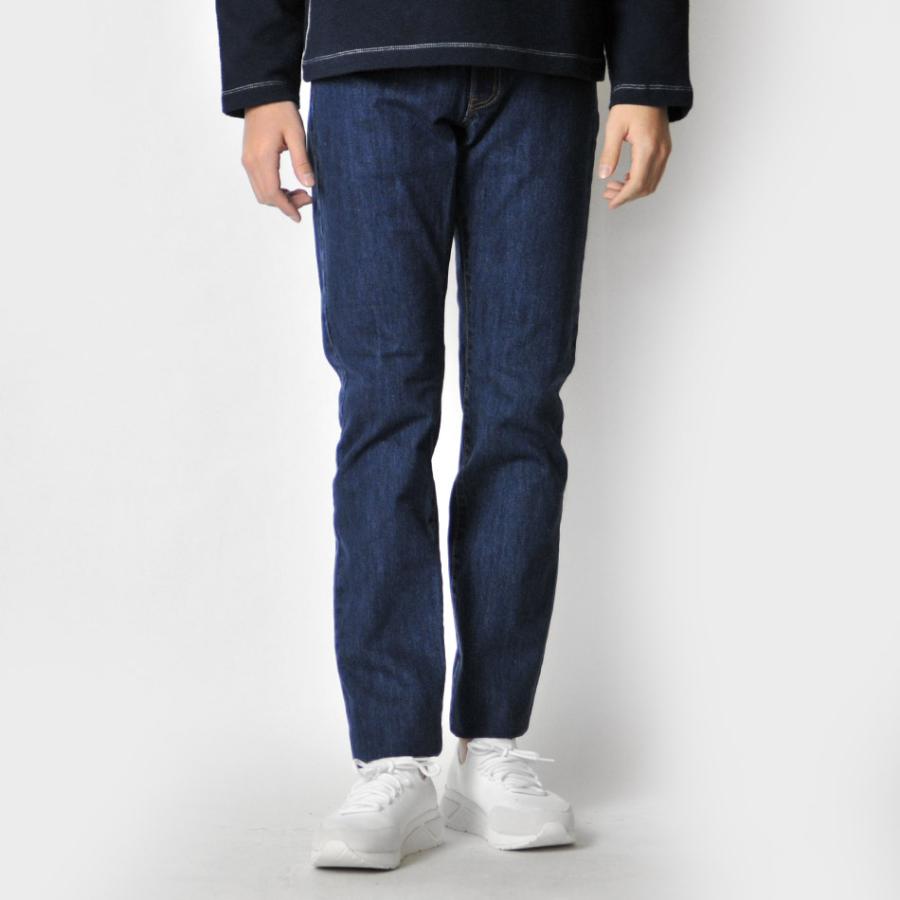 ジーンズ メンズ ストレート S M L XL 2L LL 3L 4L 29 30 31 32 33 34 大きいサイズ 青 黒 ブルー ブラック ノンウォッシュ 綿100 春夏秋冬 Sacro 18544 | sacro | 08