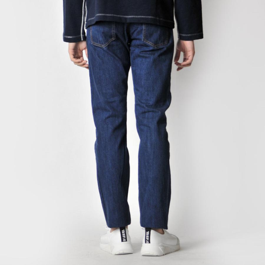 ジーンズ メンズ ストレート S M L XL 2L LL 3L 4L 29 30 31 32 33 34 大きいサイズ 青 黒 ブルー ブラック ノンウォッシュ 綿100 春夏秋冬 Sacro 18544 | sacro | 09