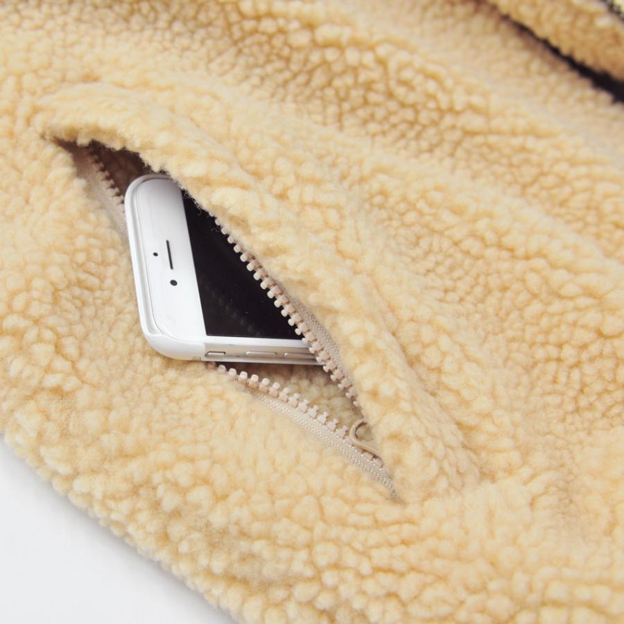 ボアジャケット ボアブルゾン メンズ 秋冬 大きいサイズ アウトドア ベージュ ブラウン ブラック 黒 M L 2L 3L XL LL XXL Sacro サークロ hk 19557 | sacro | 17