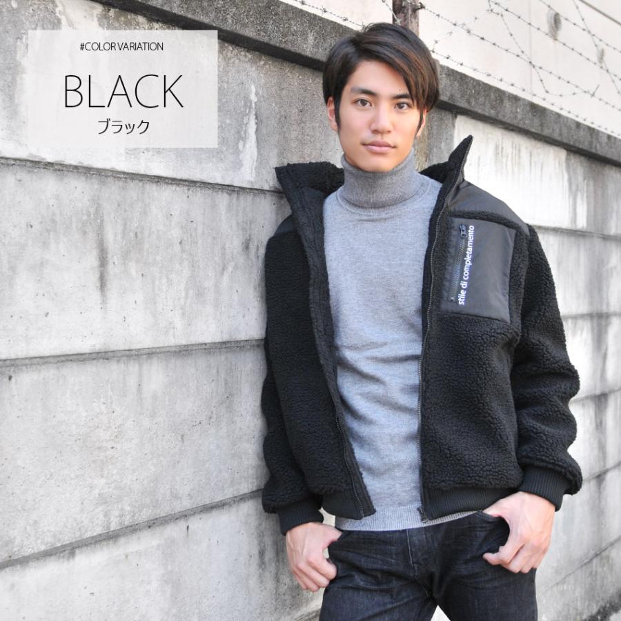 ボアジャケット ボアブルゾン メンズ 秋冬 大きいサイズ アウトドア ベージュ ブラウン ブラック 黒 M L 2L 3L XL LL XXL Sacro サークロ hk 19557 | sacro | 10