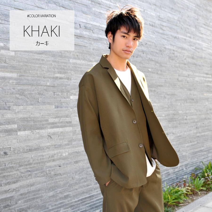 EVOLUTION セットアップ メンズ ビッグシルエット スリーピース