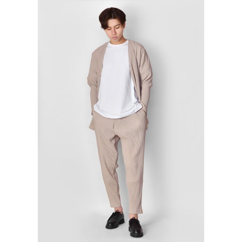 サマーカーディガン メンズ ロング 薄手 春夏秋 セットアップ 別売 韓国ファッション モード 白 黒 ホワイト グレージュ ブラック プリーツ M L Xl 16s Cardi メンズジャケット バッグ 鞄 のhk 通販 Yahoo ショッピング