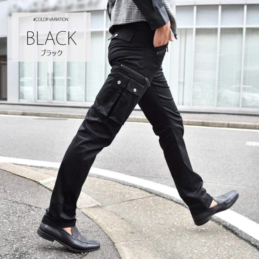 カーゴパンツ メンズ スリム タイト 細め 細身 綺麗め モード ストレッチ 春夏秋冬 ミリタリー 軍パン テーパードパンツ ベージュ カーキ ブラック 黒 メンズジャケット バッグ 鞄 のhk 通販 Yahoo ショッピング