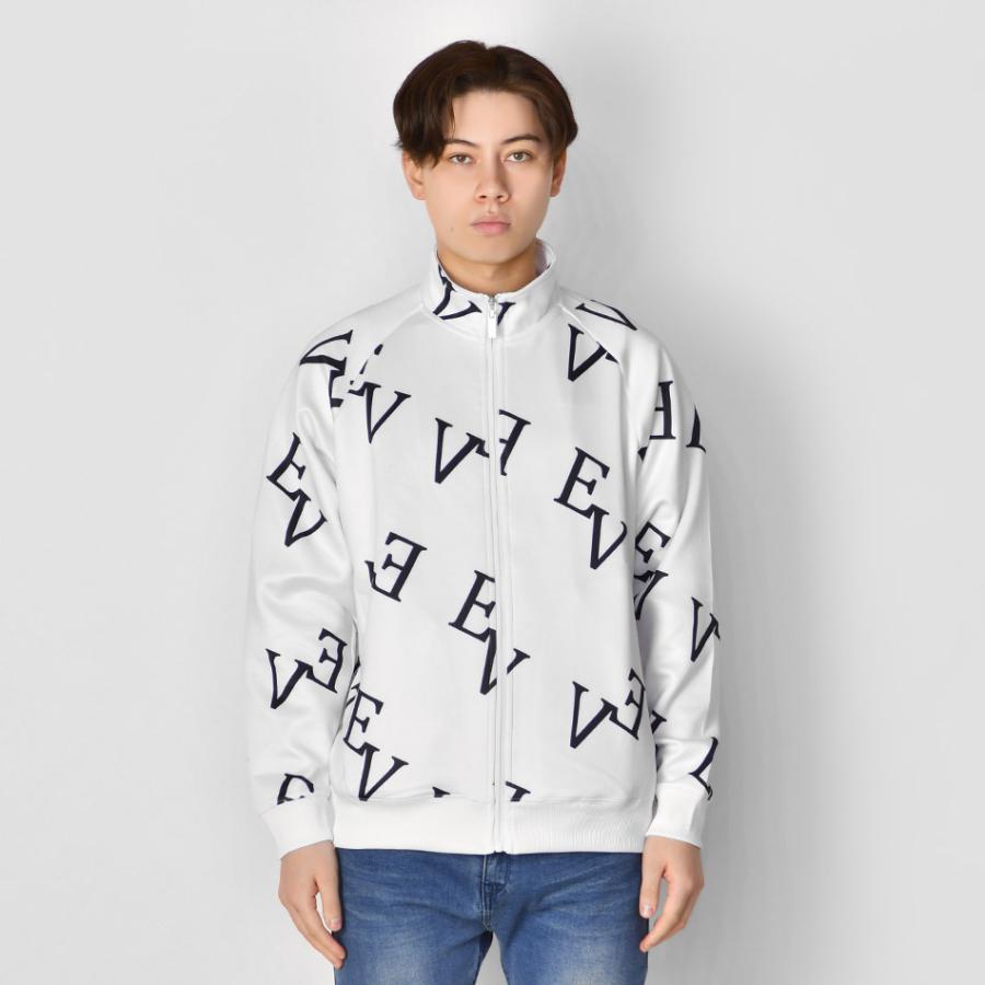 EVOLUTION トラックジャケット メンズ ジャージ ロゴ プリント