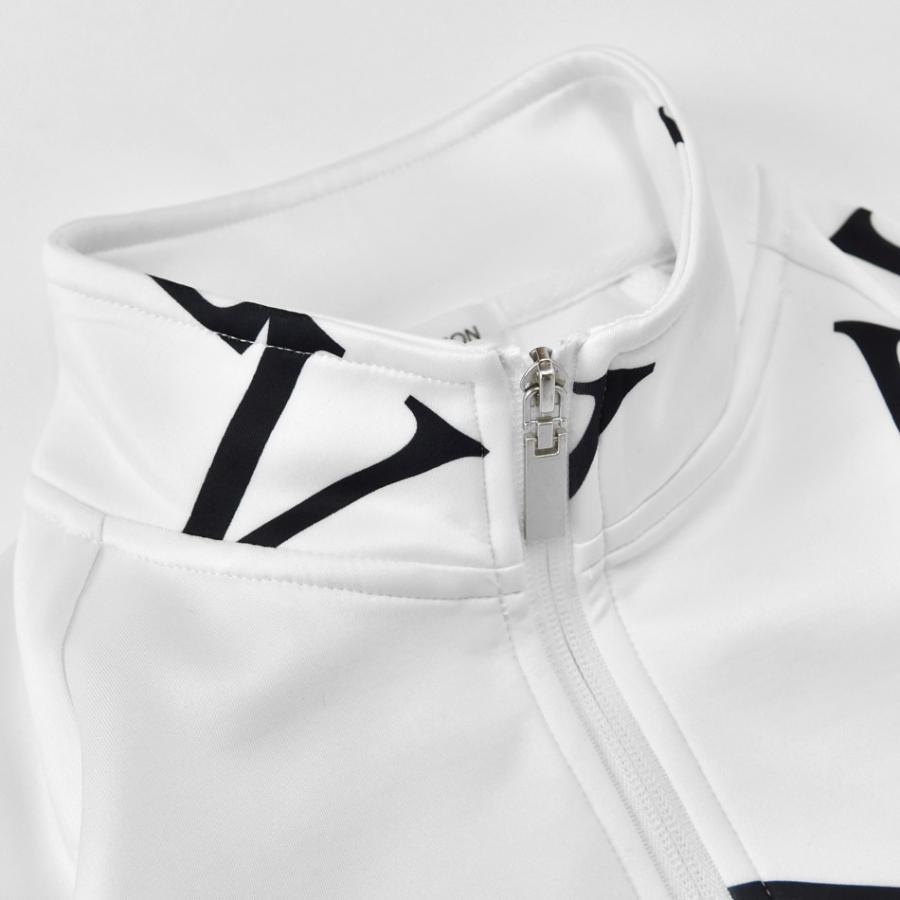 トラックジャケット メンズ ジャージ ロゴ プリント スポーツウエア ストリート 韓国 サーフ オラオラ系 ゴルフウエア 白 黒 ホワイト ブラック M L XL | EVOLUTION | 11