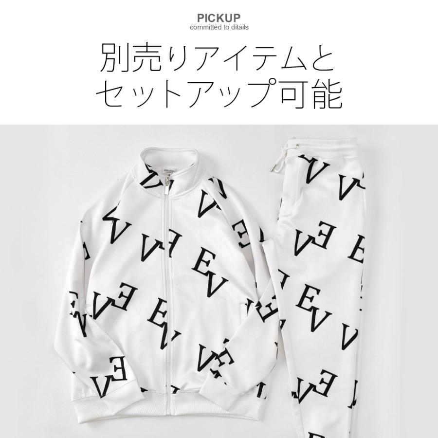 ジョガーパンツ メンズ ジャージ スウェットパンツ ロゴ ゴルフウエア ストリート系 サーフ系 ビター系 オラオラ系 春夏秋冬 白 黒 ホワイト ブラック M L XL | EVOLUTION | 03