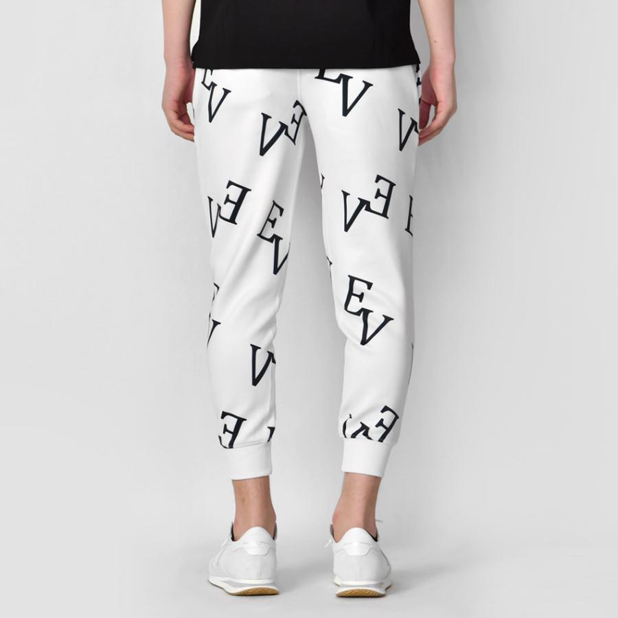 ジョガーパンツ メンズ ジャージ スウェットパンツ ロゴ ゴルフウエア ストリート系 サーフ系 ビター系 オラオラ系 春夏秋冬 白 黒 ホワイト ブラック M L XL | EVOLUTION | 11