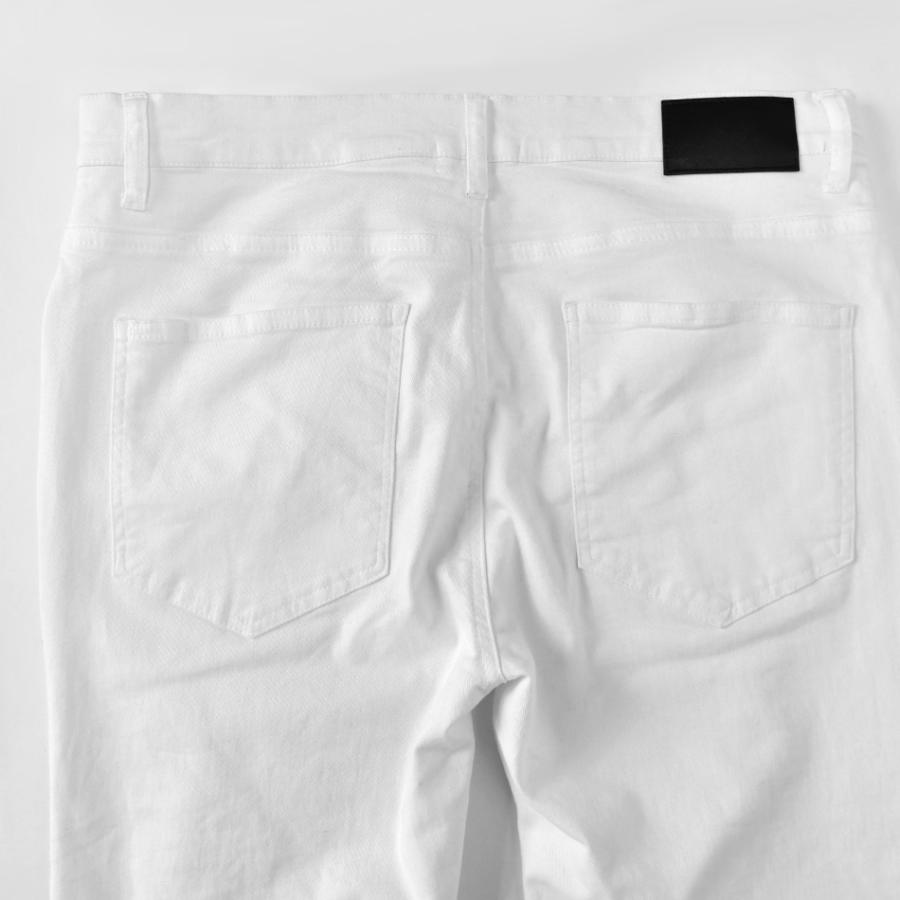 スキニーパンツ メンズ ストレッチ サイドジップ クラッシュ ユーズド タイト アメカジ サーフ ビター系 オラオラ系 お兄系 白 黒 ホワイト ブラック S M L XL | EVOLUTION | 14