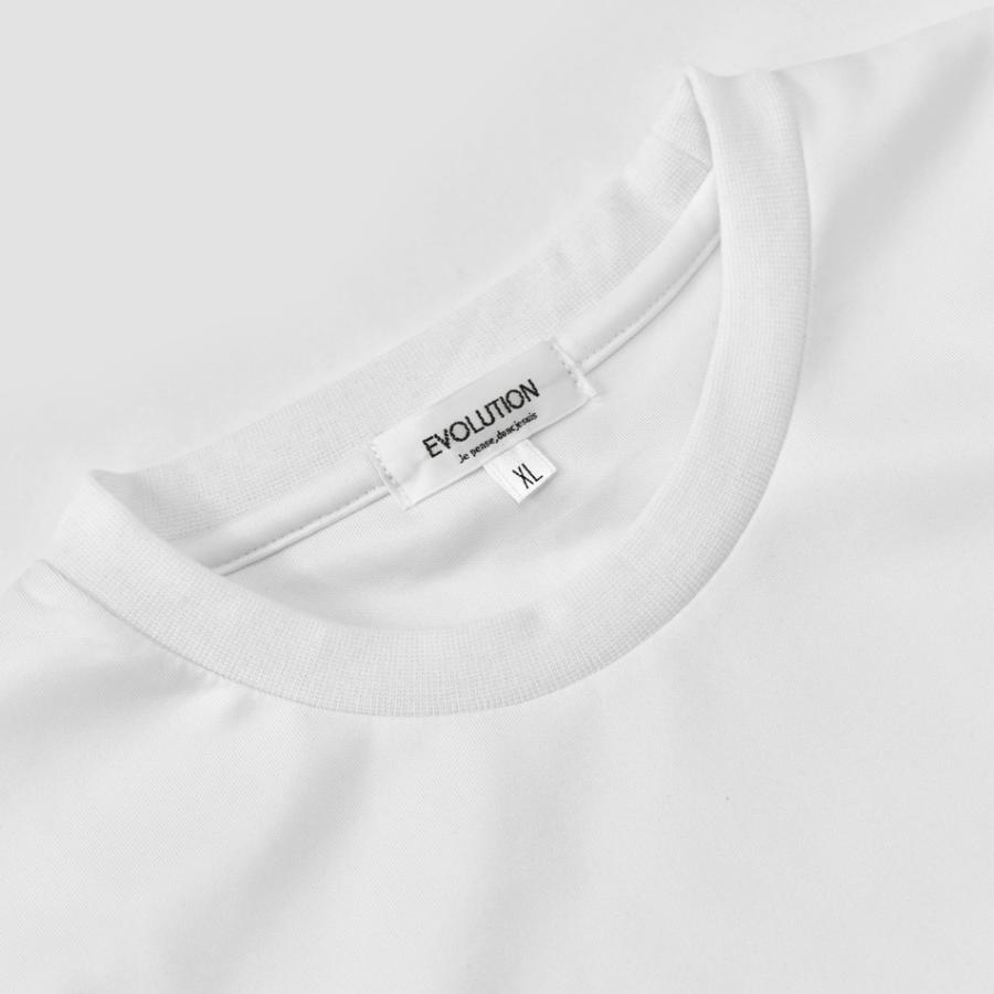 Tシャツ メンズ 半袖 ロゴ プリント 春夏秋 総柄 ストリート サーフ オラオラ系 モード ビター系 ゴルフウエア 蛍光 白 黒 ホワイト イエロー ブラック M L XL | EVOLUTION | 11