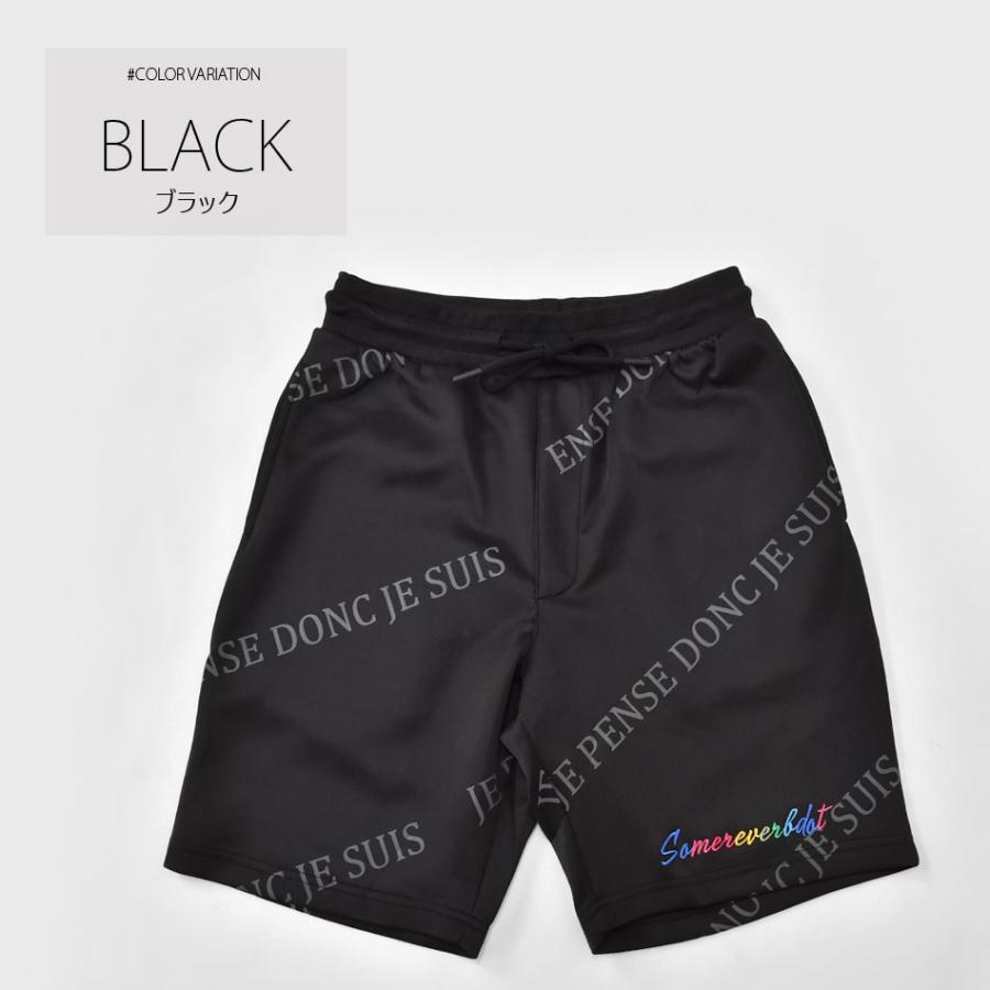 ハーフパンツ メンズ ショートパンツ プリント ロゴ 総柄 刺繍 ストリート サーフ オラオラ モード ビター ゴルフウエア ジムウエア 黒 グレー ブラック M L XL | EVOLUTION | 06