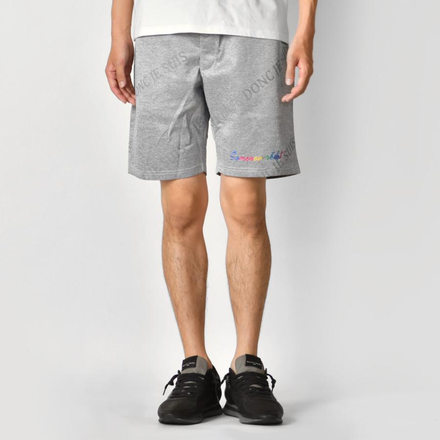 ハーフパンツ メンズ ショートパンツ プリント ロゴ 総柄 刺繍 ストリート サーフ オラオラ モード ビター ゴルフウエア ジムウエア 黒 グレー ブラック M L XL | EVOLUTION | 07