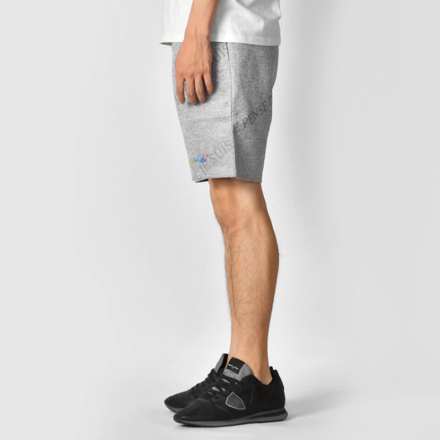 ハーフパンツ メンズ ショートパンツ プリント ロゴ 総柄 刺繍 ストリート サーフ オラオラ モード ビター ゴルフウエア ジムウエア 黒 グレー ブラック M L XL | EVOLUTION | 08