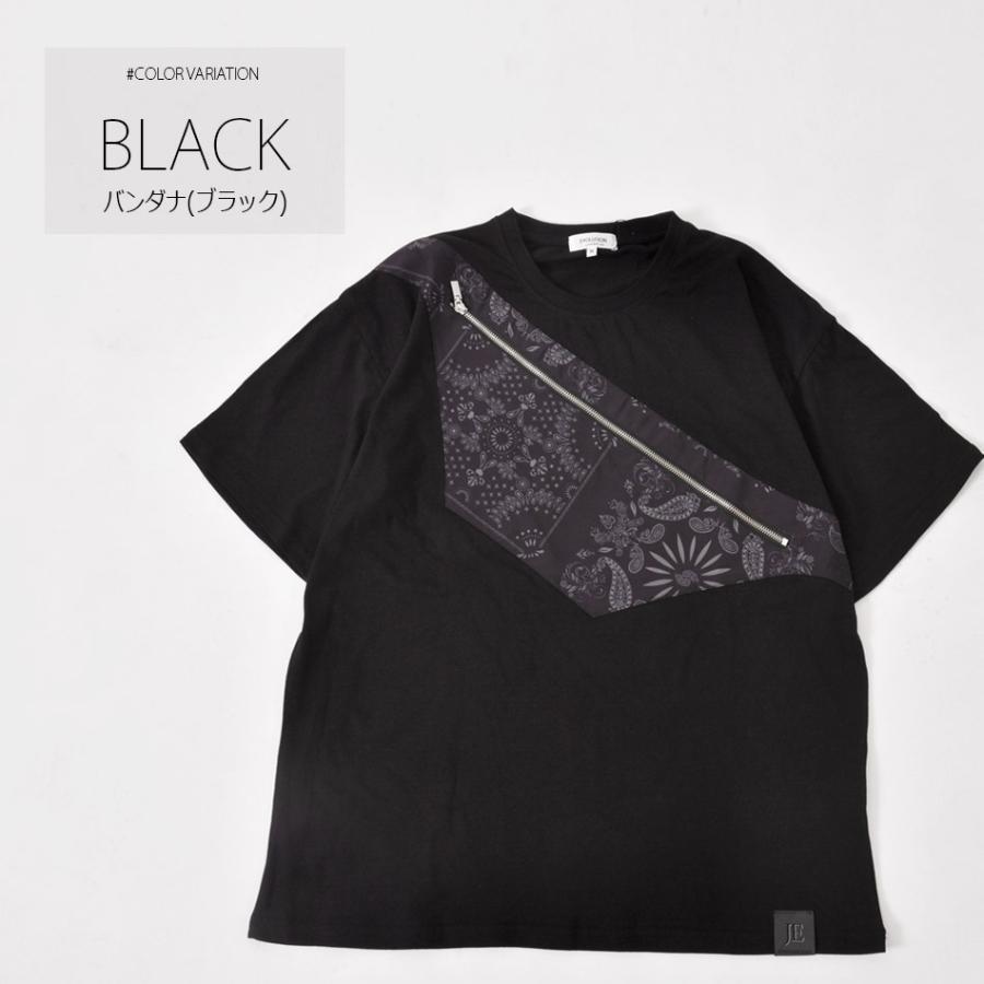 Tシャツ メンズ ビッグシルエット 大きいサイズ プリント 半袖 フェイクボディーバッグ 春夏秋 ストリート サーフ ビター オラオラ 白 黒 ホワイト ブラック M L | EVOLUTION | 09