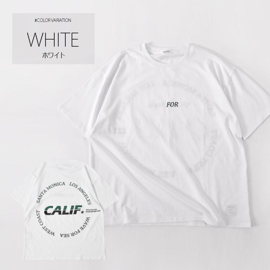 Tシャツ メンズ ビッグシルエット 半袖 刺繍 プリント 春夏秋 サーフ ビター ストリート スケボー 韓国ファッション 白 黒 ホワイト オリーブ ブラック M L XL | EVOLUTION | 05