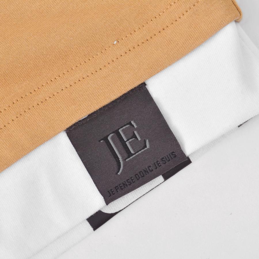 Tシャツ メンズ 半袖 ビッグシルエット 大きいサイズ フェイクレイヤード ロゴ 春夏秋 サーフ ビター ストリート 白 黒 ホワイト ベージュ ブラック M L XL | EVOLUTION | 11