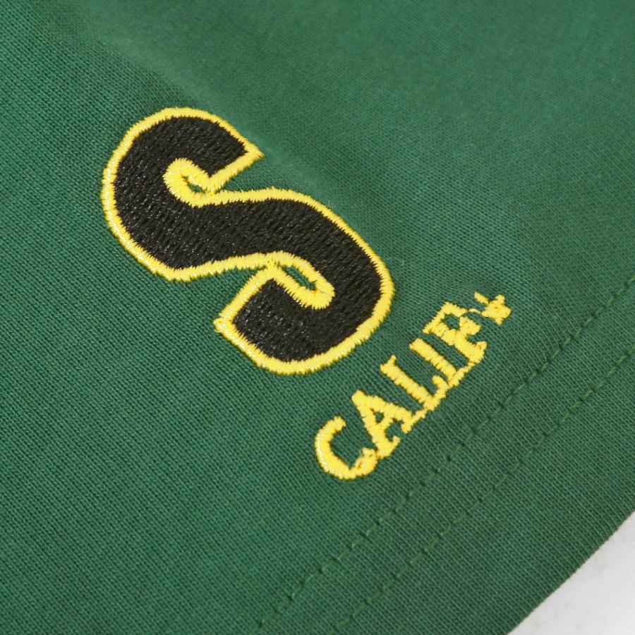 Tシャツ メンズ ビッグシルエット 半袖 ロゴ サガラ刺繍 サーフ系 ストリート系 韓国ファッション ビター系 ホワイト ブラック グリーン 白 黒 緑 M L XL | EVOLUTION | 12