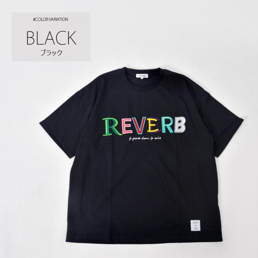 Tシャツ メンズ ティーシャツ ビッグシルエット 半袖 ロゴ 刺繍 サーフ系 ストリート系 韓国ファッション ビター系 ホワイト ブラック グレージュ 白 黒 M L XL | EVOLUTION | 07