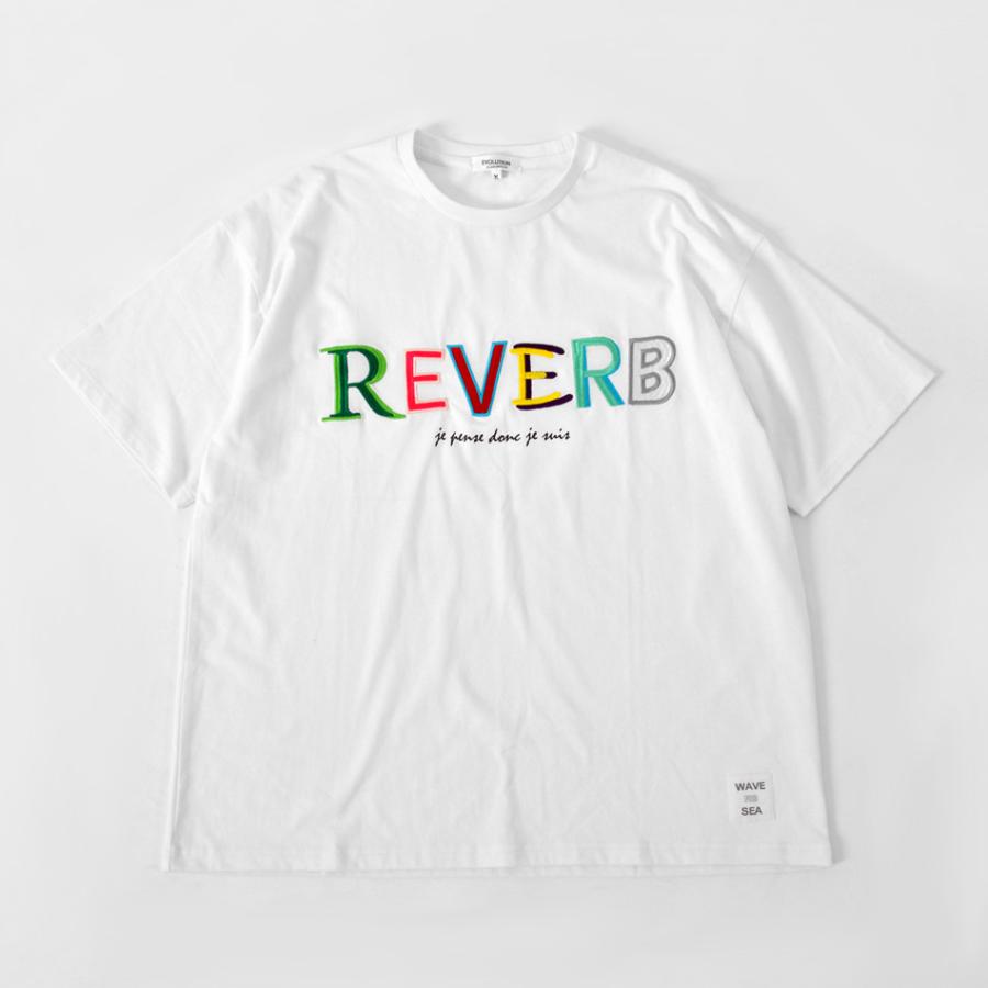 Tシャツ メンズ ティーシャツ ビッグシルエット 半袖 ロゴ 刺繍 サーフ系 ストリート系 韓国ファッション ビター系 ホワイト ブラック グレージュ 白 黒 M L XL | EVOLUTION | 08