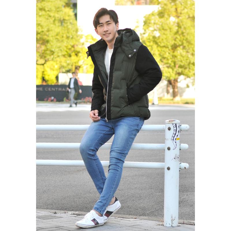ハルメク新品の黒 ダウンジャケットデザインが素敵 別注 MIZUSAWA DOWN JACKET “GORE-TEX ENFOLD“(エンフォルド