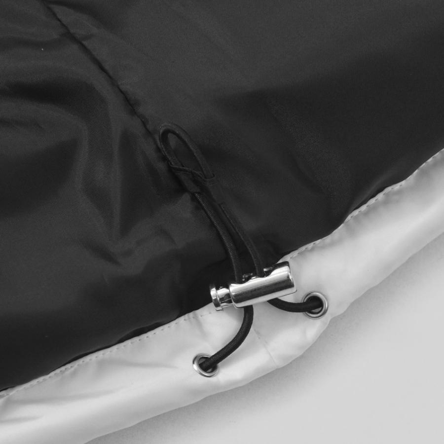 ダウンジャケット メンズ 中綿 秋冬 切替 ストリート サーフ アウトドア キャンプ ビター系 オラオラ系 暖かい FELLEX 軽い 白 黒 ホワイト ブラック M L XL | EVOLUTION | 15