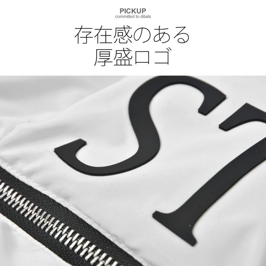 ダウンジャケット メンズ 中綿ジャケット ロゴ フード取り外し可 撥水加工 春秋冬 ストリート サーフ  アウトドア 白 赤 黒 ホワイト レッド ブラック M L XL | EVOLUTION | 04