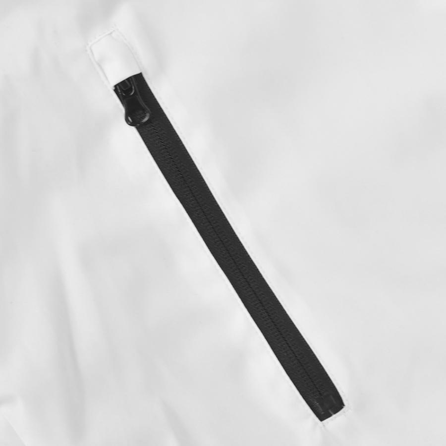 マウンテンパーカー メンズ ウィンドブレーカー 春秋冬 撥水 ロゴ 切り替え アウトドア ゴルフウエア ストリート スポーツ 白 黒 ホワイト ブラック M L XL | EVOLUTION | 13