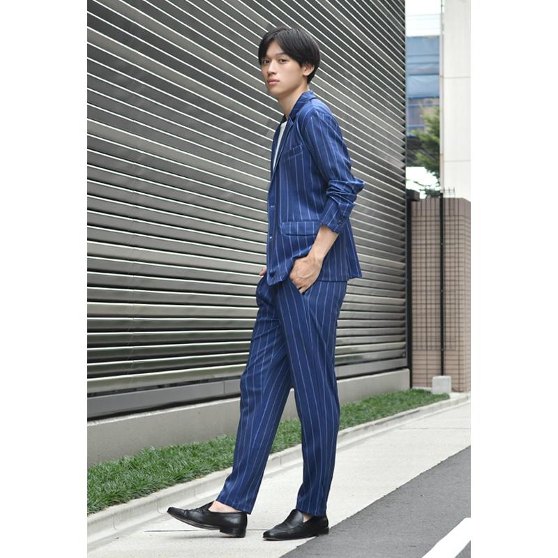 ジャケット メンズ 大きいサイズ ストレッチ テーラード 春夏秋冬 黒 紺 グレー ブラック ネイビー ヘリンボーン ストライプ M L XL LL 2L 3L 4L 5L 23519 | EVOLUTION | 17