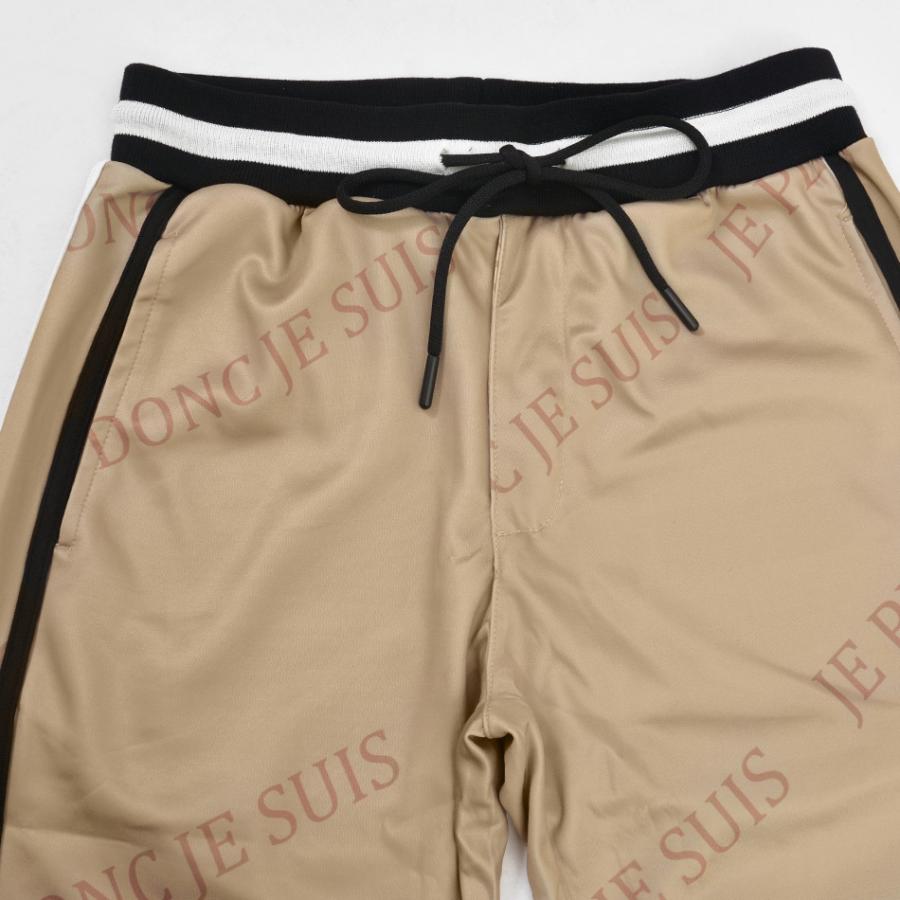 ジョガーパンツ メンズ ジャージ スウェット ポンチ 総柄 ロゴ ゴルフウエア ストリート サーフ ビター オラオラ系 春夏秋冬 紺 ベージュ ネイビー M L XL | EVOLUTION | 12