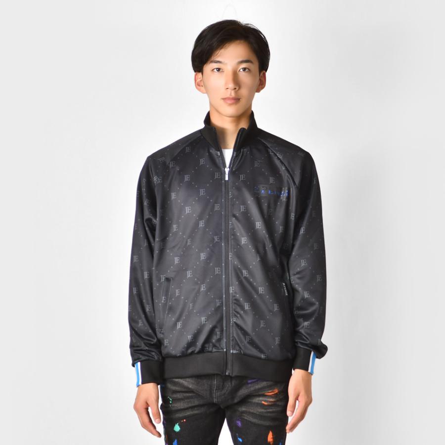 トラックジャケット メンズ ジャージ ロゴ プリント 黒 春秋冬 ゴルフウエア サーフ系 ビター オラオラ ストリート 韓国ファッション グレー ブラック M L XL | EVOLUTION | 09