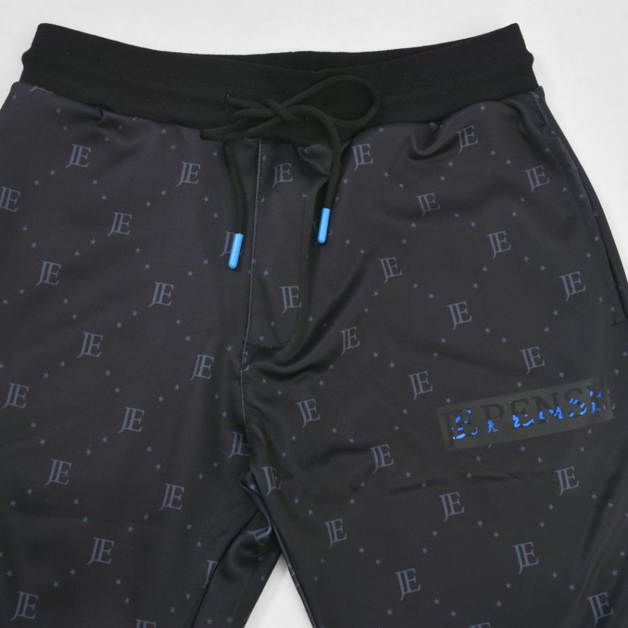 ジョガーパンツ メンズ ジャージ スウェットパンツ ポンチ 総柄 ロゴ ゴルフウエア ストリート サーフ ビター オラオラ系 黒 グレー ブラック M L XL | EVOLUTION | 12