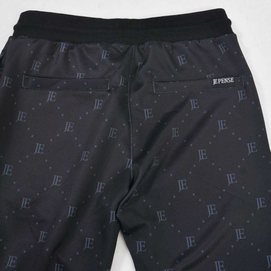 ジョガーパンツ メンズ ジャージ スウェットパンツ ポンチ 総柄 ロゴ ゴルフウエア ストリート サーフ ビター オラオラ系 黒 グレー ブラック M L XL | EVOLUTION | 13