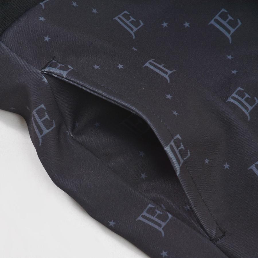 ジョガーパンツ メンズ ジャージ スウェットパンツ ポンチ 総柄 ロゴ ゴルフウエア ストリート サーフ ビター オラオラ系 黒 グレー ブラック M L XL | EVOLUTION | 15