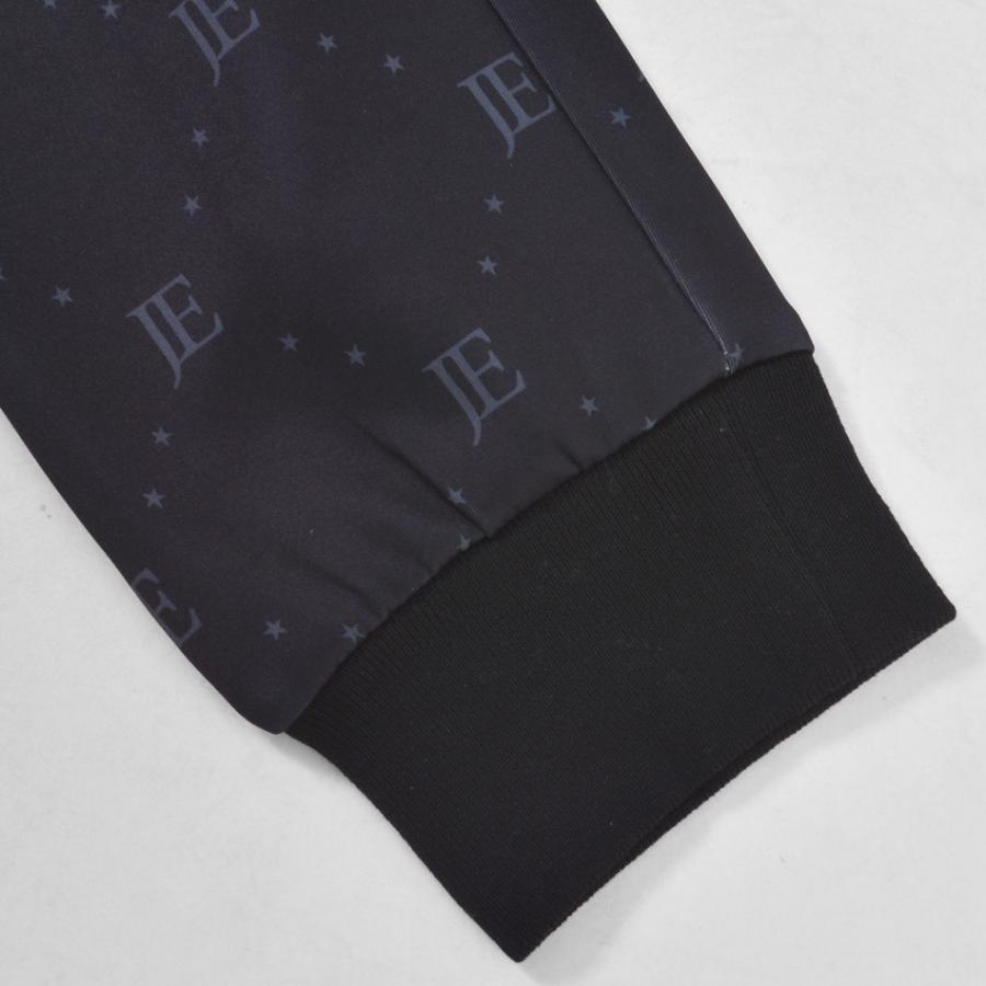 ジョガーパンツ メンズ ジャージ スウェットパンツ ポンチ 総柄 ロゴ ゴルフウエア ストリート サーフ ビター オラオラ系 黒 グレー ブラック M L XL | EVOLUTION | 16