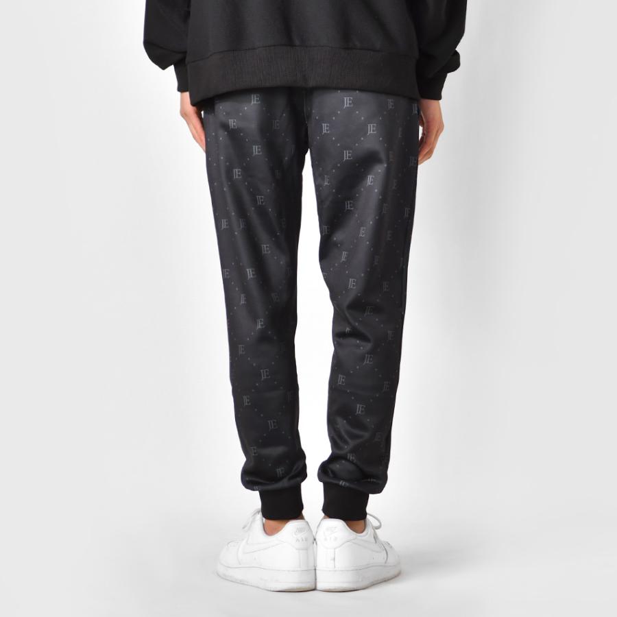 ジョガーパンツ メンズ ジャージ スウェットパンツ ポンチ 総柄 ロゴ ゴルフウエア ストリート サーフ ビター オラオラ系 黒 グレー ブラック M L XL | EVOLUTION | 11