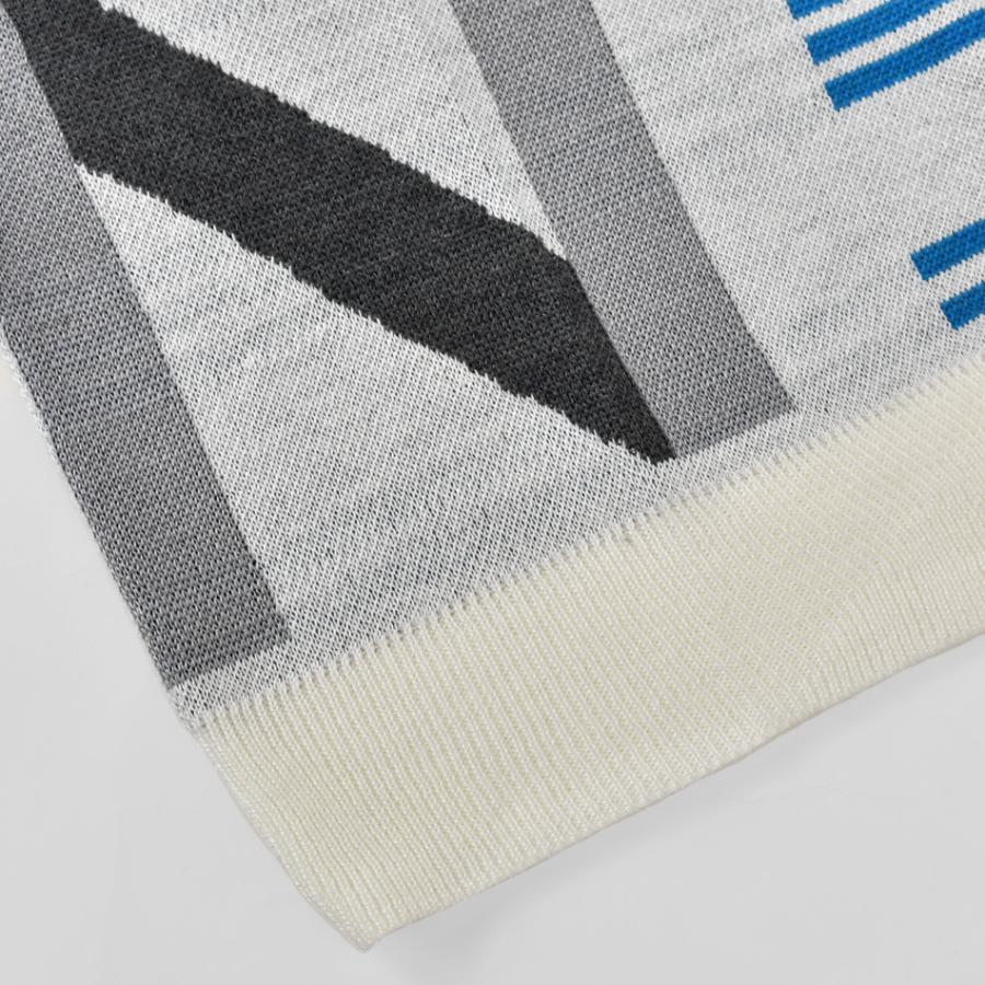 ニット メンズ セーター 長袖 春秋冬 ロゴ 総柄 ハイゲージ クルーネック 韓国ファッション ゴルフウエア モード系 オラオラ系 白 黒 ホワイト ブラック M L X | EVOLUTION | 10