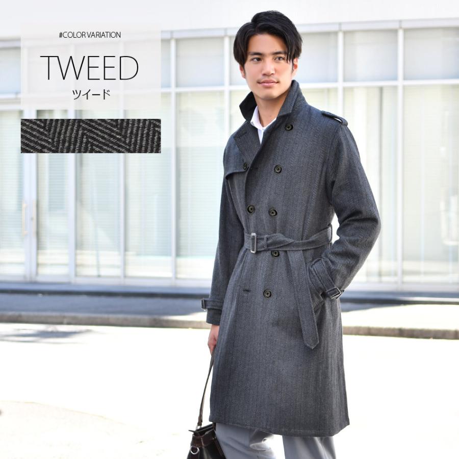トレンチコート メンズ ロングコート ビジネス スプリング 春秋冬 コーデュロイ ツイード 紺 茶 黒 ベージュ ネイビー ブラウン チャコールグレー M L 2l 3l メンズジャケット バッグ 鞄 のhk 通販 Yahoo ショッピング
