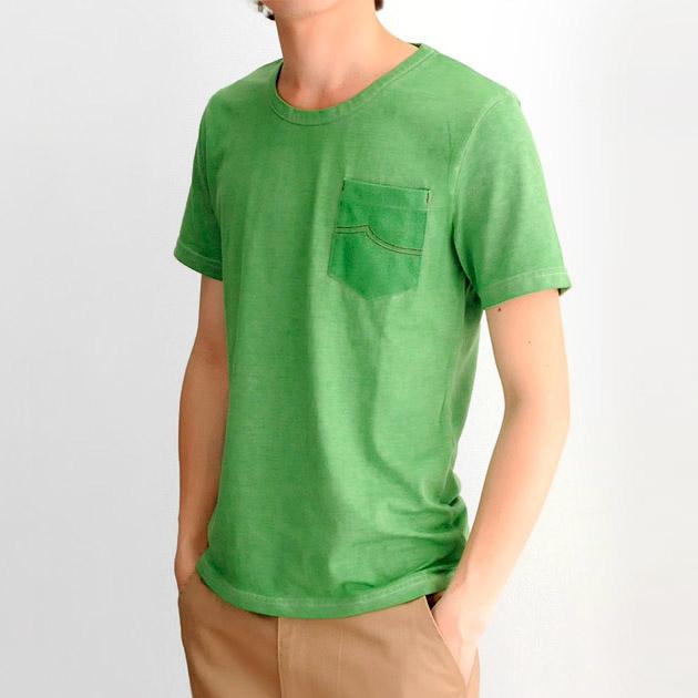 Tシャツ メンズ 半袖 無地 緑 黄 L ポケット クルーネック グリーン イエロー カットソー メンズジャケット バッグ 鞄 のhk 通販 Yahoo ショッピング