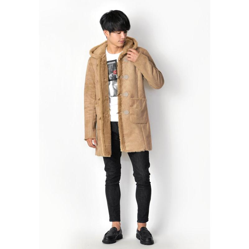 極ふわもこ フェイクムートンダッフルコート メンズ ファーコート ボアコート 綺麗め モード 韓国ファッション 秋冬 暖かい ベージュ ブラック M L Ggd Edition 390 19a メンズジャケット バッグ 鞄 のhk 通販 Yahoo ショッピング