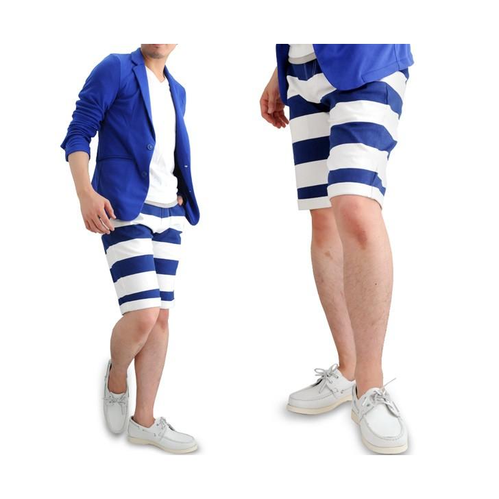 ハーフパンツ メンズ 花柄 迷彩 総柄 白 青 紺 M Xl ホワイト グレー