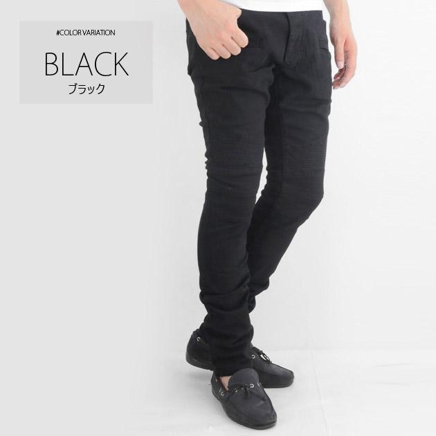 ジーンズ メンズ バイカーズ M L XL 2L 30 31 32 白 黒 青 ホワイト ブラック ストレッチ ユーズド ウォッシュ バイカーパンツ EVOLUTION エイチケー 41595 | EVOLUTION | 06